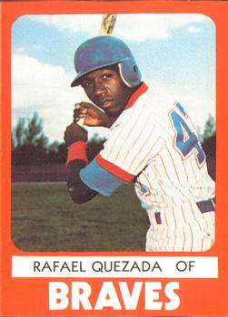 1980 TCMA Anderson Braves #29 Rafael Quezada Front