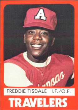 1980 TCMA Arkansas Travelers #18 Freddie Tisdale Front