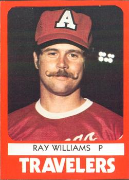 1980 TCMA Arkansas Travelers #20 Ray Williams Front