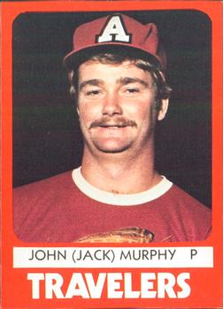 1980 TCMA Arkansas Travelers #21 John Murphy Front