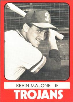 1980 TCMA Batavia Trojans #19 Kevin Malone Front