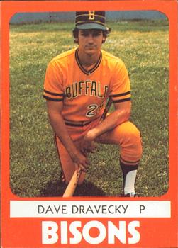 1980 TCMA Buffalo Bisons #4 Dave Dravecky Front