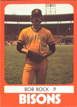 1980 TCMA Buffalo Bisons #12 Bob Rock Front