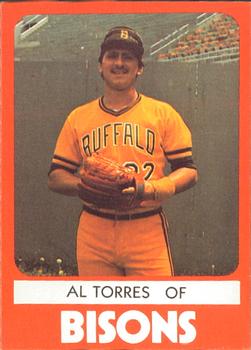 1980 TCMA Buffalo Bisons #13 Al Torres Front