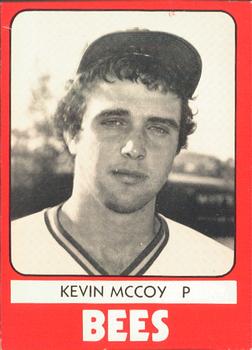 1980 TCMA Burlington Bees #2 Kevin McCoy Front