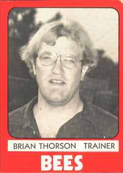 1980 TCMA Burlington Bees #9 Brian Thorson Front
