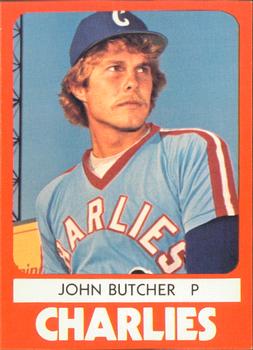 1980 TCMA Charleston Charlies #13 John Butcher Front