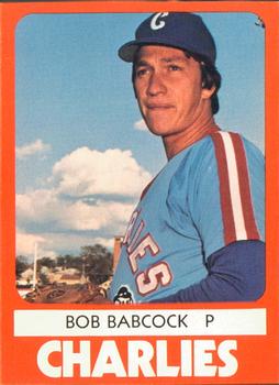 1980 TCMA Charleston Charlies #17 Bob Babcock Front