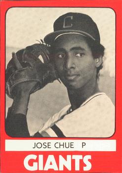 1980 TCMA Clinton Giants #3 Jose Chue Front