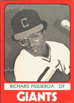 1980 TCMA Clinton Giants #23 Richard Figueroa Front