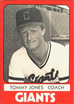 1980 TCMA Clinton Giants #27 Tommy Jones Front