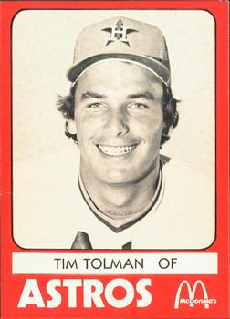 1980 TCMA Columbus Astros #3 Tim Tolman Front