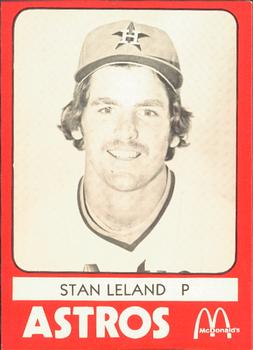 1980 TCMA Columbus Astros #4 Stan Leland Front