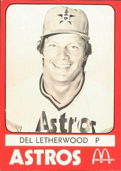 1980 TCMA Columbus Astros #5 Del Leatherwood Front