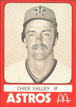 1980 TCMA Columbus Astros #6 Chick Valley Front