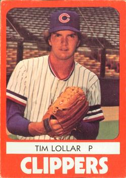 1980 TCMA Columbus Clippers #1 Tim Lollar Front