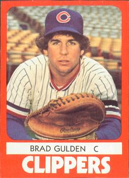 1980 TCMA Columbus Clippers #6 Brad Gulden Front