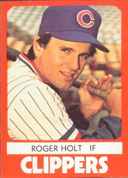 1980 TCMA Columbus Clippers #7 Roger Holt Front