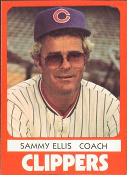1980 TCMA Columbus Clippers #14 Sammy Ellis Front