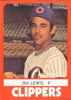 1980 TCMA Columbus Clippers #16 Jim Lewis Front