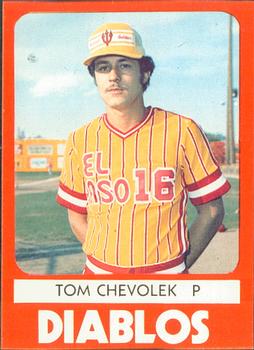 1980 TCMA El Paso Diablos #5 Tom Chevolek Front