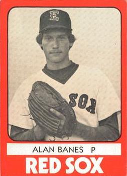 1980 TCMA Elmira Pioneer Red Sox #1 Alan Banes Front