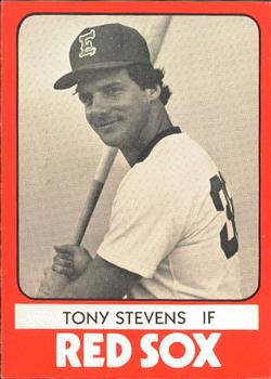 1980 TCMA Elmira Pioneer Red Sox #22 Tony Stevens Front