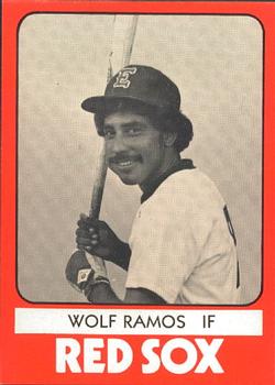 1980 TCMA Elmira Pioneer Red Sox #24 Wolf Ramos Front