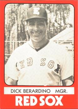 1980 TCMA Elmira Pioneer Red Sox #29 Dick Berardino Front