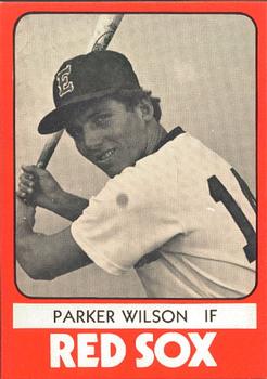 1980 TCMA Elmira Pioneer Red Sox #30 Parker Wilson Front