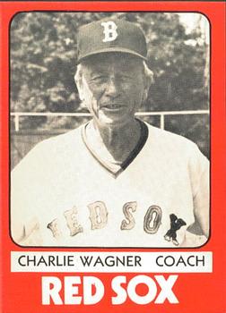 1980 TCMA Elmira Pioneer Red Sox #38 Charlie Wagner Front