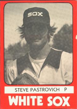 1980 TCMA Glens Falls White Sox B/W #1 Steve Pastrovich Front