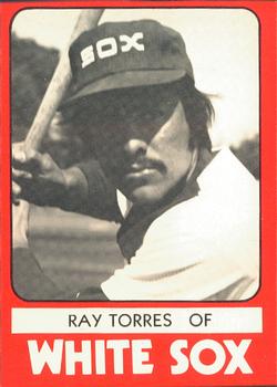 1980 TCMA Glens Falls White Sox B/W #8 Ray Torres Front