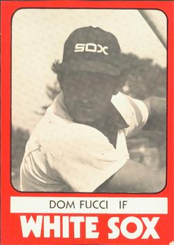 1980 TCMA Glens Falls White Sox B/W #19 Dom Fucci Front
