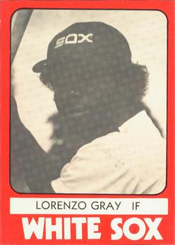 1980 TCMA Glens Falls White Sox B/W #22 Lorenzo Gray Front