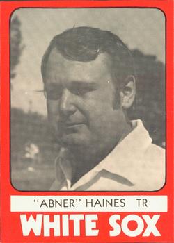 1980 TCMA Glens Falls White Sox B/W #27 Abner Haines Front
