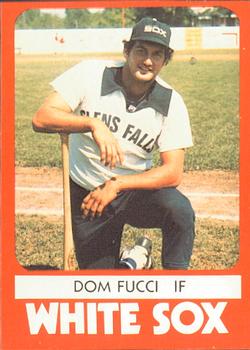 1980 TCMA Glens Falls White Sox Color #14 Dom Fucci Front