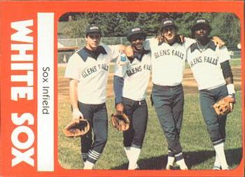 1980 TCMA Glens Falls White Sox Color #20 Sox Infield Front