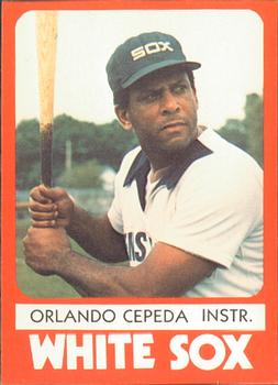 1980 TCMA Glens Falls White Sox Color #25 Orlando Cepeda Front