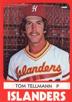 1980 TCMA Hawaii Islanders #14 Tom Tellmann Front