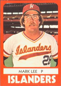 1980 TCMA Hawaii Islanders #17 Mark Lee Front