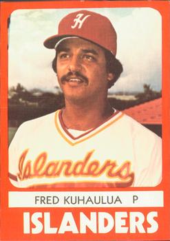 1980 TCMA Hawaii Islanders #25 Fred Kuhaulua Front