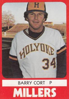 1980 TCMA Holyoke Millers #4 Barry Cort Front