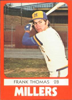 1980 TCMA Holyoke Millers #5 Frankie Thomas Front