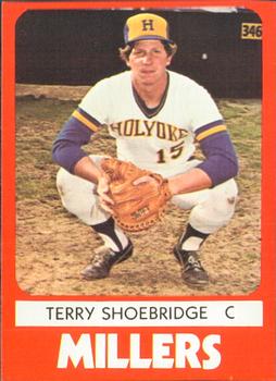 1980 TCMA Holyoke Millers #9 Terry Shoebridge Front