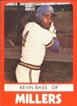 1980 TCMA Holyoke Millers #13 Kevin Bass Front