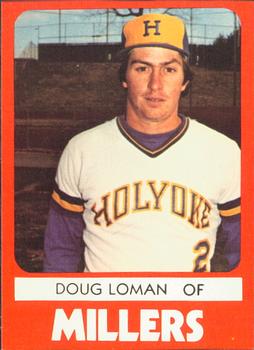 1980 TCMA Holyoke Millers #15 Doug Loman Front