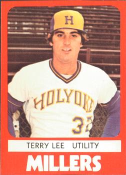 1980 TCMA Holyoke Millers #21 Terry Lee Front