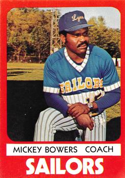 1980 TCMA Lynn Sailors #15 Mickey Bowers Front