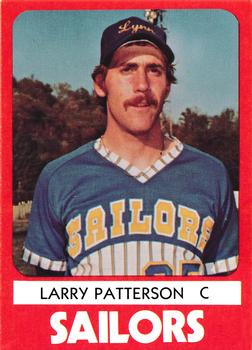 1980 TCMA Lynn Sailors #2 Larry Patterson Front